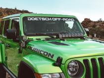 18-Pres Jeep Wrangler JL Adapt Hood Mount Fits 20 Inch Adapt Series RIGID Industries