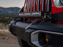 Jeep JL/JT 30 Inch OnX6+ Light Bar Kit w/Upfitter Baja Designs