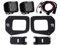 16-20 Toyota Tacoma Fog Light Mount Kit Includes 2 SAE D-Series Lights D-Series Pro RIGID Industries