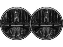 7 Inch Round Heated Headlight With H13 To H4 Adaptor Pair RIGID Industries