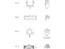 2x10 115 Degree DC Power Scene Light Black Housing RIGID Industries