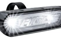 28 Inch LED Light Bar Rear Facing 27 Mode 5 Color Tube Mount Chase Series RIGID