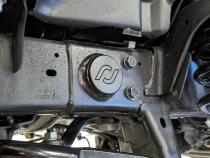 Frame Tube Plugs for JK Frame Front CNC Machined Black Delrin RockJock 4X4