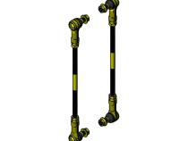 Jeep Wrangler Adjustable Rear Sway Bar End Link 2007+, JK/JL Or Jeep Wrangler Adjustable Front Sway Bar End Link 2007-2018 JK
